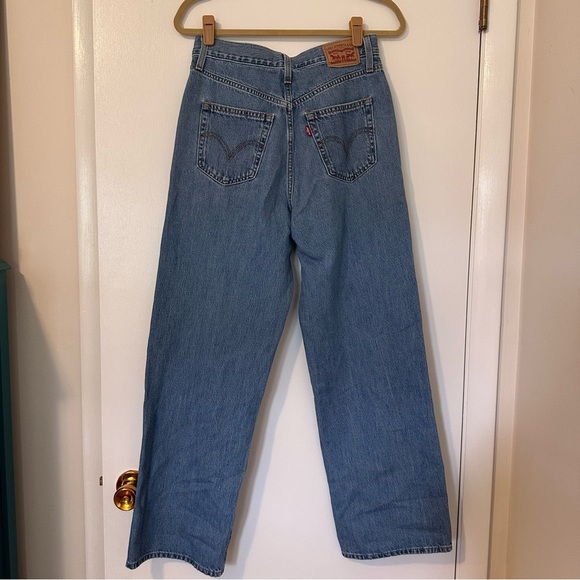 Levi’s High Waisted Straight Jean Women’s 28 Blue - Picture 5 of 10